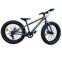 Велосипед фэтбайк Crosser Fat Bike 24" Зеленый