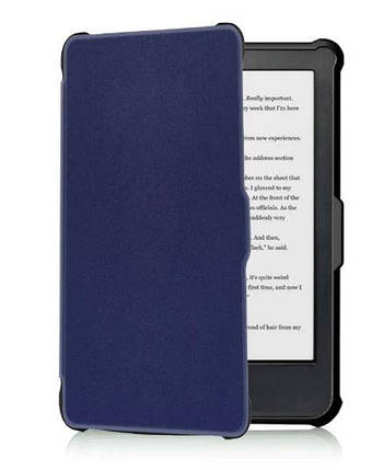 Чохол чехол обкладинка обложка для Kobo Clara HD N249, 6 дюймов темно синій, фото 3