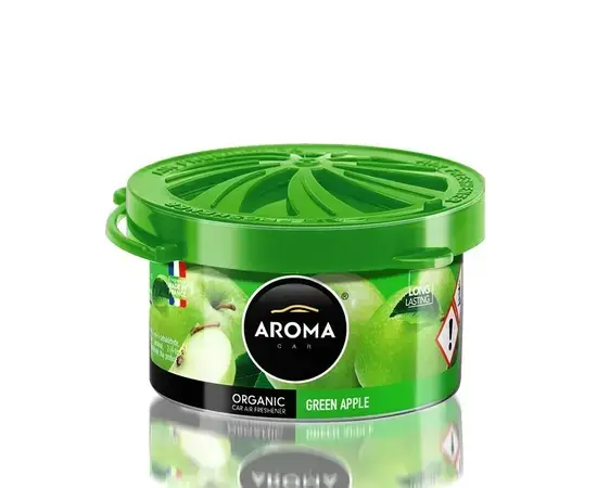 Автомобільний ароматизатор Aroma Car Organic - Green Apple, фото 1