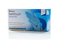 Перчатки нитриловые текстурированные без пудры SafeTouch Advanced Vitals 3 г, S (100 шт./уп.)