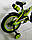 Дитячий Велосипед 18" колеса Racer-boy Сталевий 5-6 років зелений, фото 7