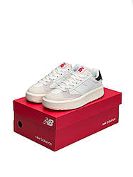 Жіночі кросівки New Balance CT302 White Black (Білі) Взуття Нью Баланс СТ302 повсякденні замш шкіра демисезон