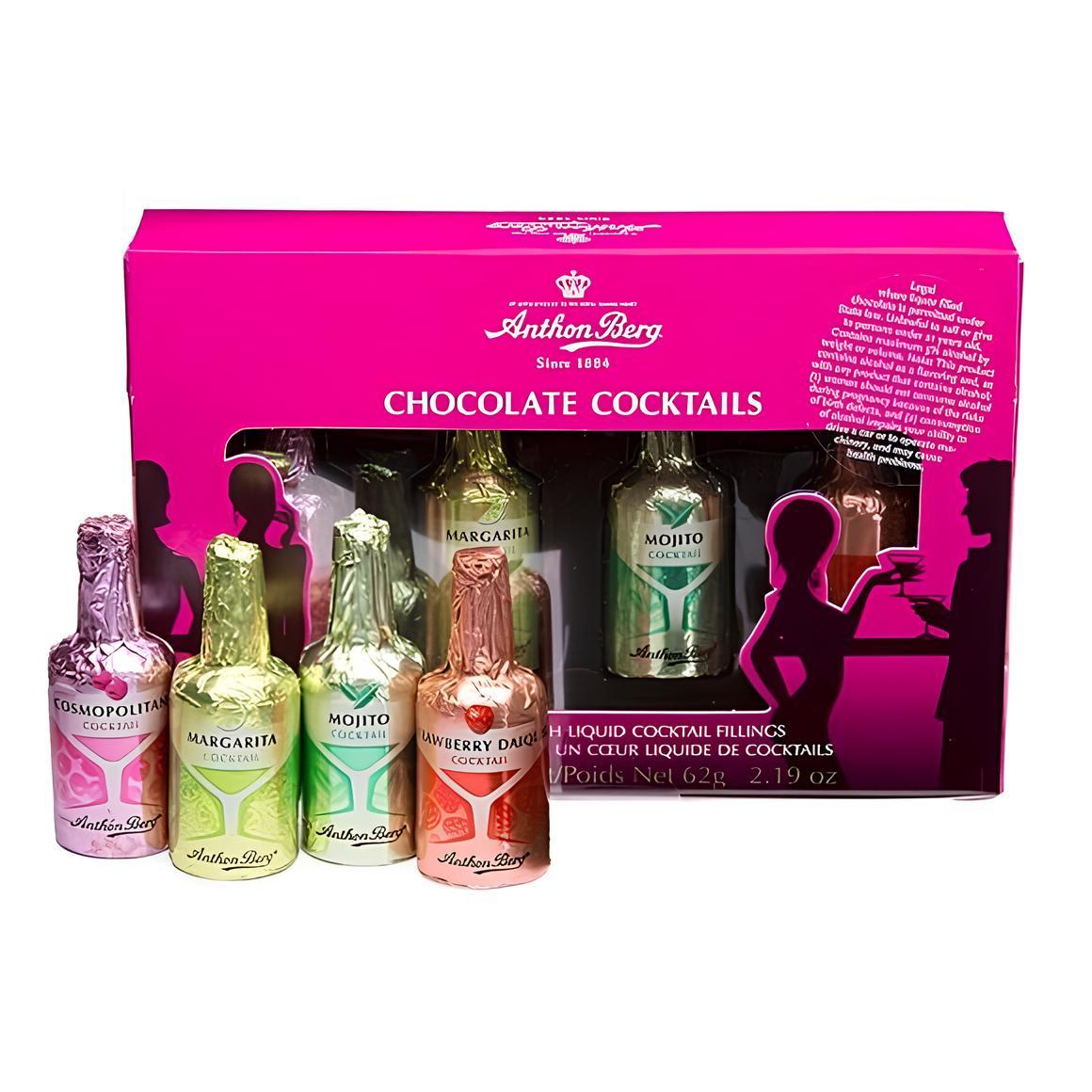 Шоколадні цукерки з лікерною начинкою Anthon Berg Cocktail Hour Chocolate Liqueurs 4 шт, фото 1