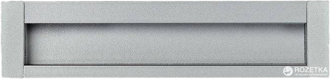 Меблева ручка Hafele врізна 143х12х34 мм Срібляста (155.01.131)