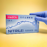 Рукавички нітрилові медичні MediOK S 100 шт.