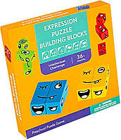 Настольная игра Expression Puzzle Building Blocks / Забавные Кубики