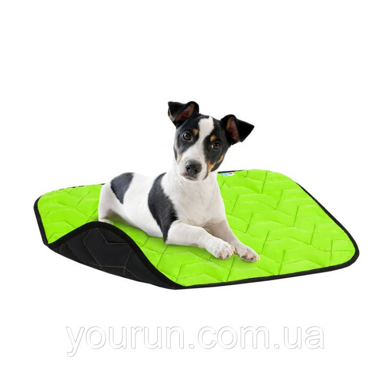 Collar (Коллар) AiryVest підстилка для котів та собак, салатний/чорний M, фото 1