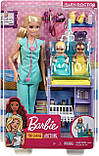 Ігровий набір Лялька Барбі Дитячий лікар з малюками Barbie Baby Doctor Playset Оригінал, фото 2