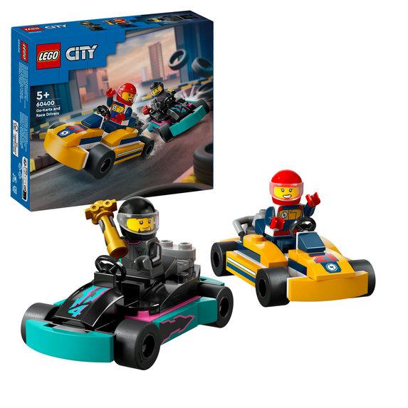 Конструктор Лего Сіті Картинг і гонщики Lego City 60400