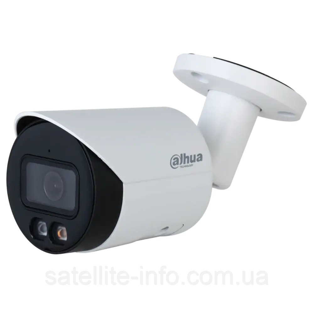 IP відеокамера Dahua DH-IPC-HFW2449S-S-IL (3.6мм) 4 МП WizSense з подвійним підсвічуванням та мікрофоном