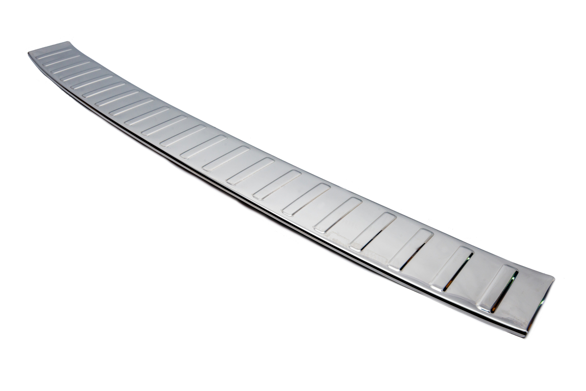 Накладка на задній бампер Carmos для Skoda Kamiq Хром поріг Шокоду Камік, фото 1