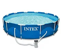 Каркасный бассейн INTEX Garden 366x76 см с насосом в комплекте 28212GN