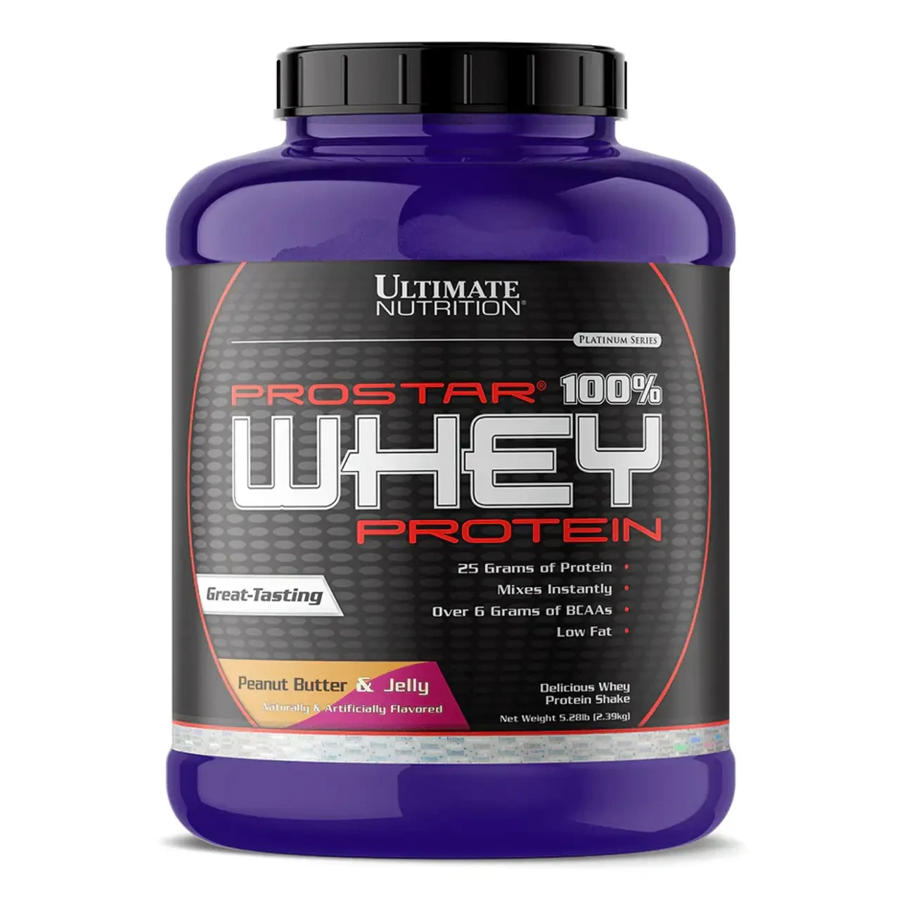 Протеїн Ultimate Nutrition Prostar 100% Whey 2390 г (Арахісова паста з желе)