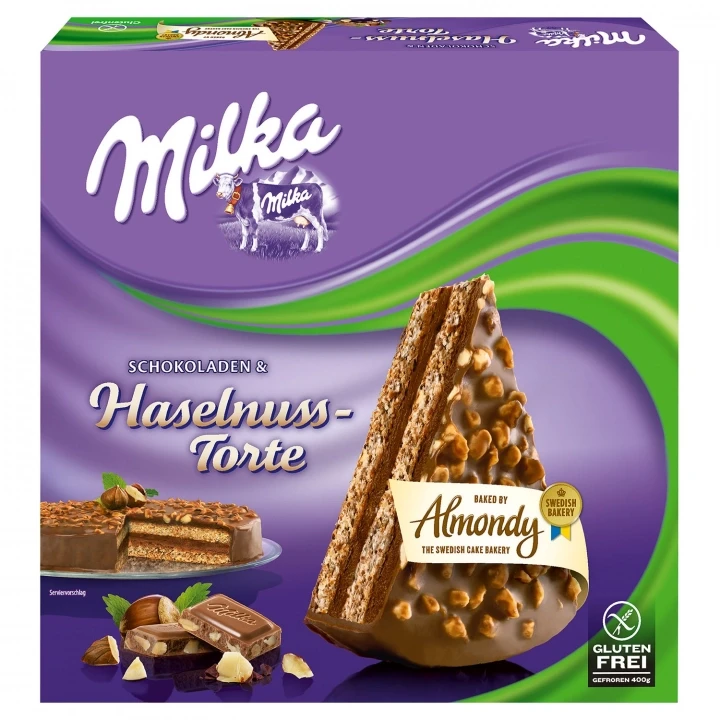 Шоколадний торт Milka з горіхами Milka Hazelnut Torte 400г