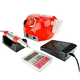 Фрезер для манікюру та педикюру Nail Master ZS 601 65 W манікюрна машинка 45000 об., апарат для манікюру ORI GINAL фрейзер фреза +, фото 3