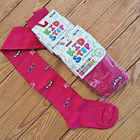 Колготи для дівчинки «Girl», зріст 104-110, колір малиновий