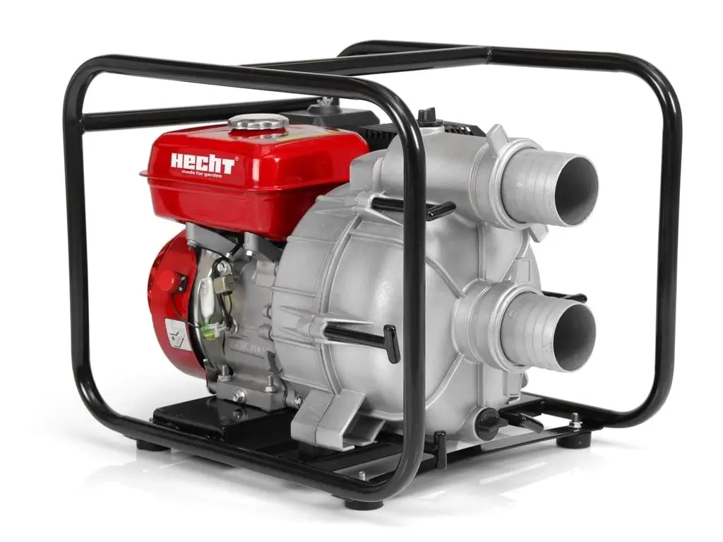 Мотопомпа бензиновий Hecht OHV 4-тактний Потужність 4,7 кВт (6,5 к.с.) продуктивність 45000 л/год тиск 2,48 бар HECHT 3680, фото 1