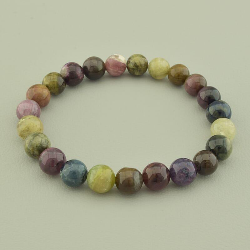 Браслет із натуральними каменями Турмалін 18 см, фото 1