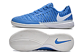 Футзалки Nike Lunar Gato II IC Blue white, фото 3