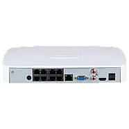 Реєстратор Dahua DHI-NVR2108-8P-I2 Smart 1U 8PoE 1HDD WizSense 8-канальний  мережевий відеореєстратор, фото 3