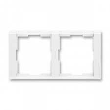Рамка 2 посту ABB Time горизонтальна Білий (3901F-A00120 03)