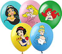Латексные воздушные шары Принцессы 12" 30 см, 10 шт