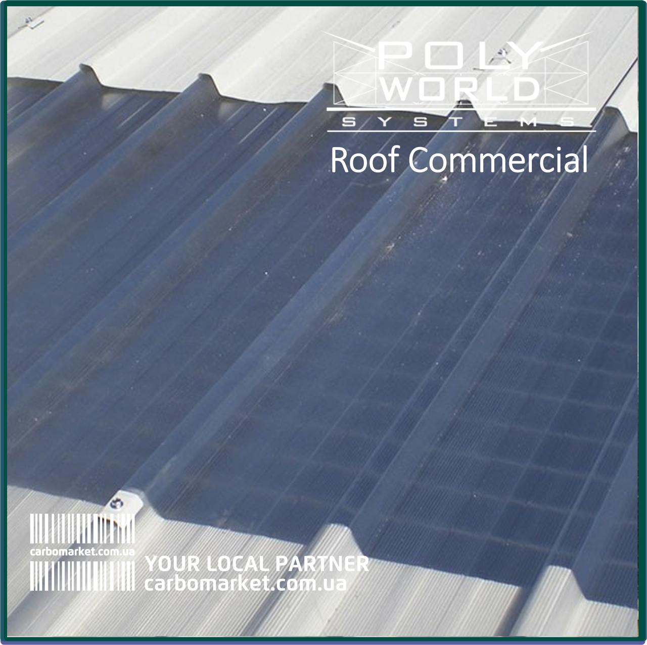 Профільований полікарбонат ПК40 1040Х3000Х1.5 мм прозрорий ТМ TOPLIGHT izopan T250/40 Італія, фото 1