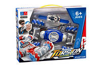 Машинка UD2195A на радіокеруванні, 2,4G, акумулятор, USB зарядне, пульт-браслет, трюкова, складається, 2 кольори, в коробці, 41-30, фото 3