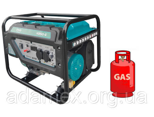 Генератор ГАЗ/бензиновий INVO H3500-G 2.8/3.0 кВт з ручним запуском