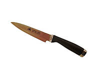 Нож поварской проффесиональный кухонный Xiang-Xing Q57 черная ручка 23 см. средний ТМ ALI OS