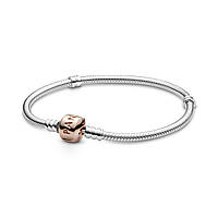 Серебряный браслет-основа Pandora Moments с застежкой Rose 580702