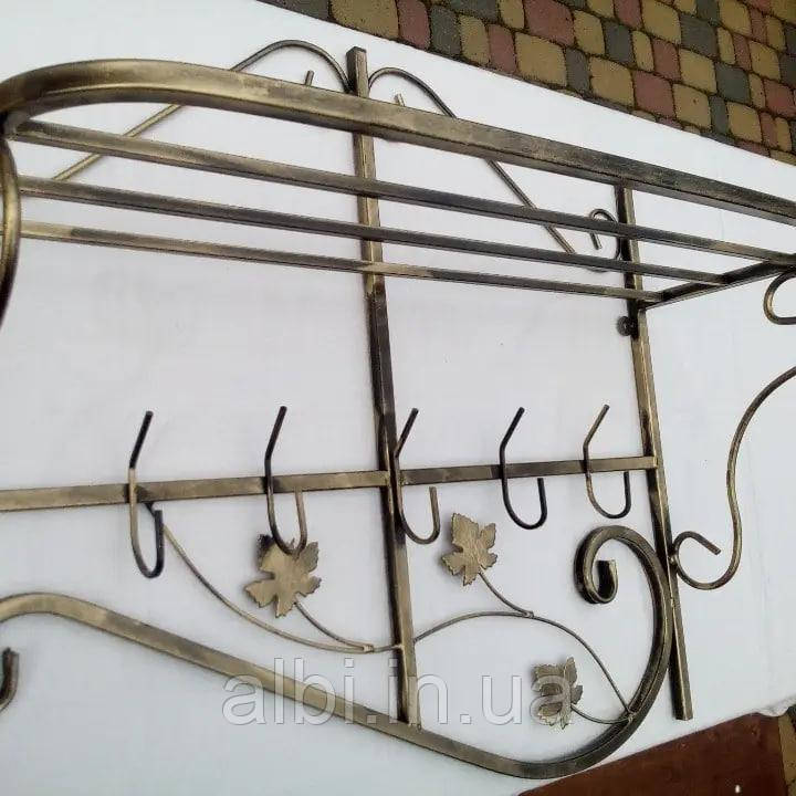 Вішалка кована настінна "Профіль середній" 74см