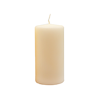 Свеча цилиндрическая Candlesense Decor 140*70 63 ч Бежевый