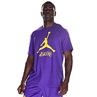 Футболка баскетбольная мужская Los Angeles Lakers Essential Men's Jordan NBA T-Shirt (FB9827-504)