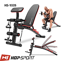 Скамья тренировочная Hop-Sport HS-1035 с партой Скотта