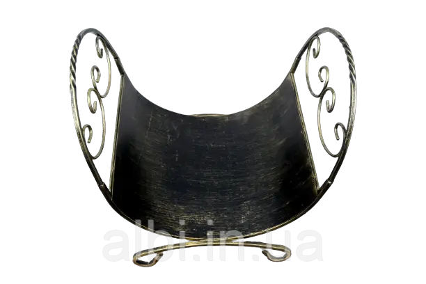 Кована підставка для дров 4, дровниця,  кований набір для каміну, набір для каміну з металу