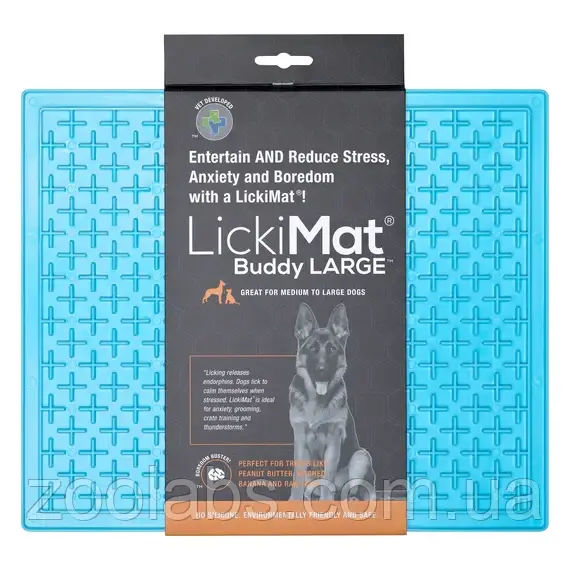 Килимок для повільного харчування для собак | Licki Mat Dog Buddy XL