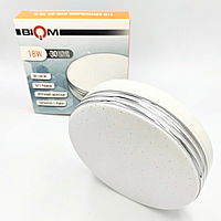 Світильник світлодіодний Biom BYR-02-18-5 18w круглий декор 5000К настінно-стельовий