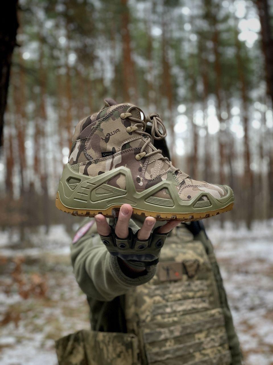 Тактичне взуття Lowa. Чоловічі високі черевики., фото 1