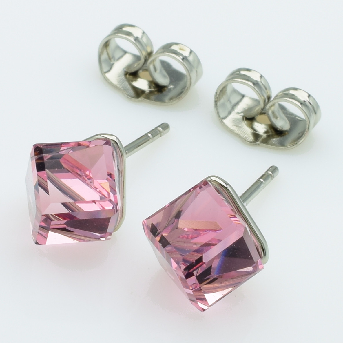 XUPING Сережки Родій Камені Swarovski Висота 0.9см, Ширина 0.8см