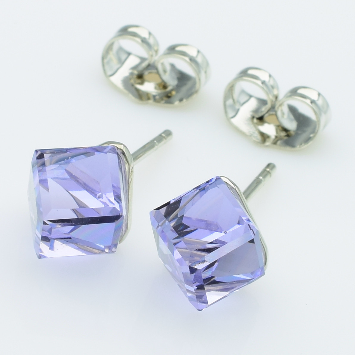 XUPING Сережки Родій Камені Swarovski  Висота 0.9см, Ширина 0.8см