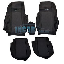 Чохли DAF XF 106 EURO 6 (1+1) 2012- / автомобільні чохли на ДАФ 106 євро 6 "Nika Lux"