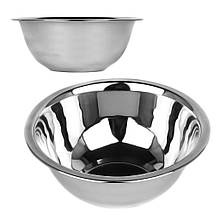 Миска з нержавіючої сталі D16см висота 6,5см об'єм 600 мл