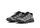 Чоловічі кросівки Salomon XT-6 Soft Ground LAB Grey Black White 416635, кросівки саломон хт 6 софт граунд, фото 6