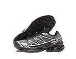 Чоловічі кросівки Salomon XT-6 Soft Ground LAB Grey Black White 416635, кросівки саломон хт 6 софт граунд, фото 3