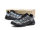 Чоловічі кросівки Salomon XT-6 Soft Ground LAB Grey Black White 416635, кросівки саломон хт 6 софт граунд, фото 2