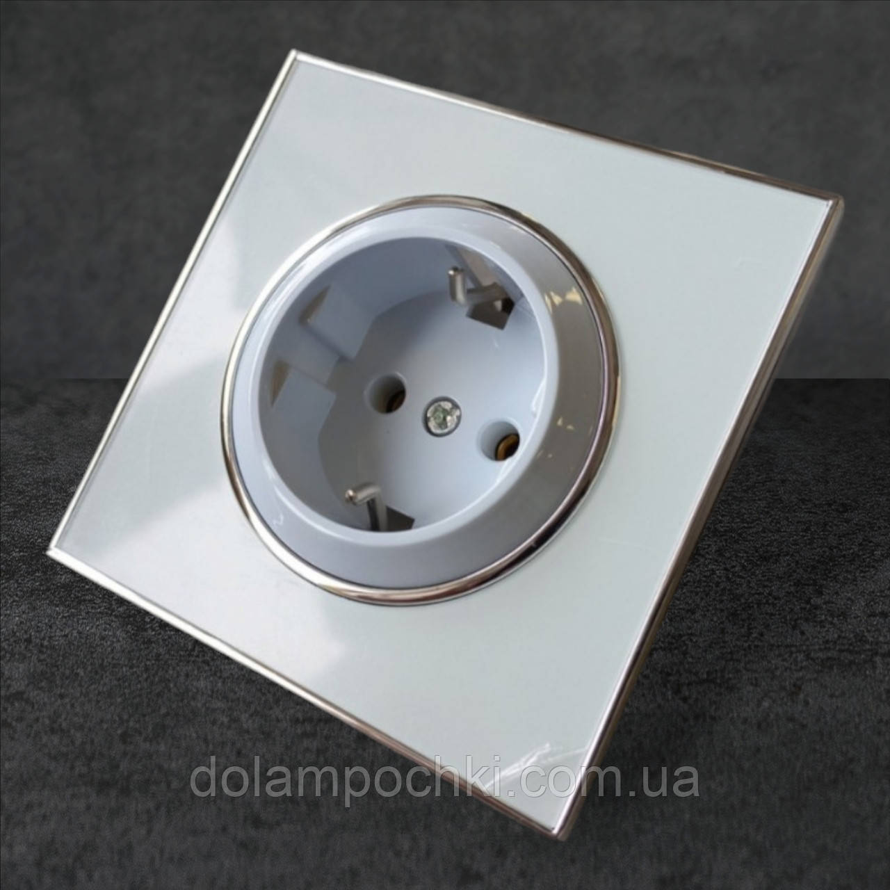 Розетка RH Laura одинарна внутр з заземленням, фото 1
