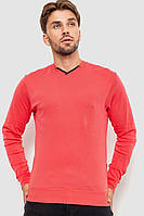 Пуловер мужской, цвет коралловый, 235R22296