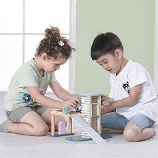 Дерев'яний паркінг з ліфтом Viga Toys PolarB (44029), фото 6