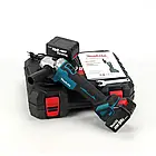 Акумуляторна зручна шліфувальна машинка Makita DGA504ZL з електронним керуванням батарея 24V 5А диск до 125мм болгарка в кейсі, фото 5